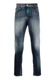 Philipp Plein stonewashed skinny-cut jeans - Blu