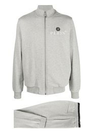 Philipp Plein logo-plaque tracksuit set - Grigio