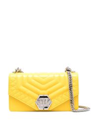 Philipp Plein hexagon-logo medium shoulder bag - Giallo