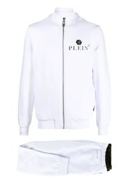 Philipp Plein Tuta sportiva con placca logo - Bianco