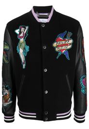 Philipp Plein Bomber College con decorazione - Nero