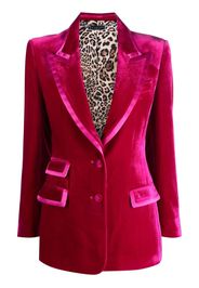 Philipp Plein Blazer con bordo a contrasto - Rosa