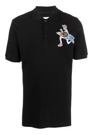 Philipp Plein Polo con stampa grafica - Nero