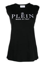 Philipp Plein logo-print tank top - Nero