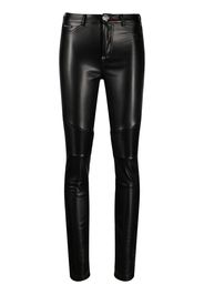 Philipp Plein Leggings a vita alta - Nero