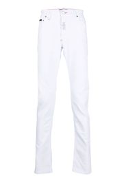 Philipp Plein Jeans slim con applicazione - Bianco