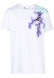 Philipp Plein T-shirt Gothic Plein con stampa - Bianco