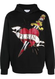 Philipp Plein Felpa con stampa - Nero