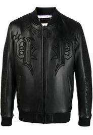 Philipp Plein Bomber in pelle - Nero