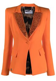 Philipp Plein Blazer monopetto aderente - Arancione