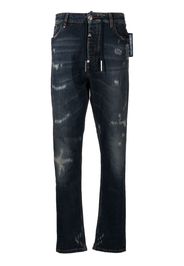 Philipp Plein low-rise slim-cut jeans - Blu