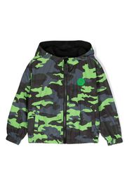 Philipp Plein Junior Giacca con stampa - Verde