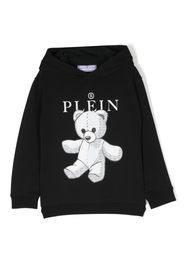 Philipp Plein Junior logo-print hoodie - Nero