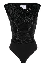 Philipp Plein crystal-embellished bodysuit - Nero