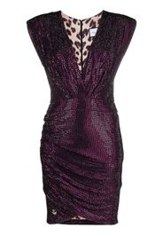 Philipp Plein crystal-embellished padded mini dress - Viola