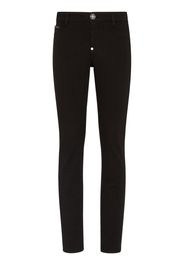 Philipp Plein logo-patch skinny jeans - Nero