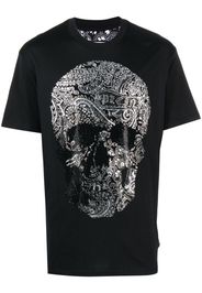 Philipp Plein paisley skull-print T-shirt - Nero