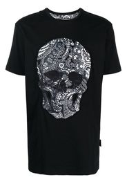 Philipp Plein SS Paisley Skull T-shirt - Nero