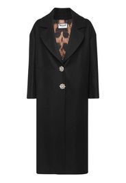 Philipp Plein Cappotto con decorazione - Nero