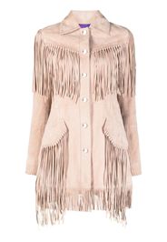 Philipp Plein Giacca-camicia oversize - Toni neutri