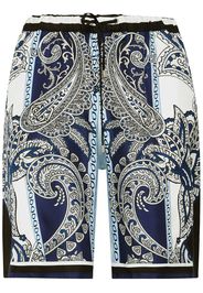 Philipp Plein Bermuda con stampa paisley - Bianco