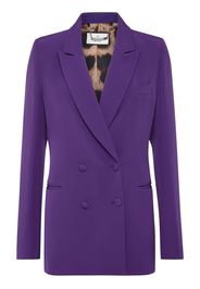 Philipp Plein Blazer doppiopetto Cady - Viola