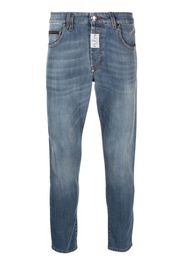 Philipp Plein logo-patch skinny jeans - Blu
