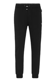 Philipp Plein logo-patch drawstring track pants - Nero