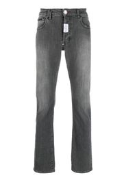 Philipp Plein Jeans slim con applicazione - Grigio