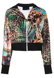 Philipp Plein Baroque Flowers-print jacket - Multicolore