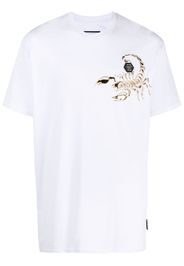 Philipp Plein T-shirt SS Scorpion girocollo - Bianco