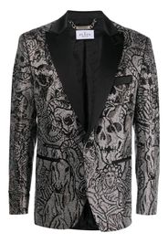 Philipp Plein Blazer Lord Fit Tattoo - Nero