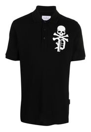 Philipp Plein Polo Skull & Bones - Nero