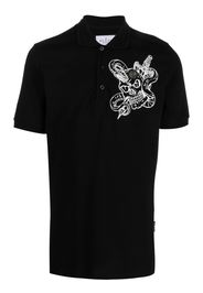 Philipp Plein Polo con stampa - Nero