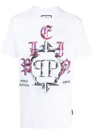 Philipp Plein T-shirt SS Chrome girocollo - Bianco