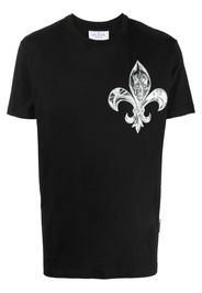 Philipp Plein T-shirt SS Chrome girocollo - Nero