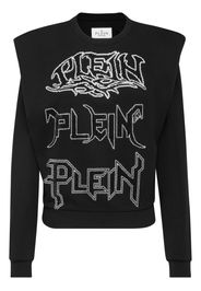 Philipp Plein logo-embellished layered sweatshirt - Nero