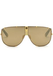 Philipp Plein Aviator Plein oversize-frame sunglasses - Oro