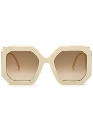 Philipp Plein Diva oversize-frame sunglasses - Toni neutri