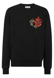 Philipp Plein Felpa con decorazione - Nero