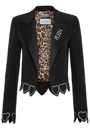 Philipp Plein Blazer con decorazione - Nero