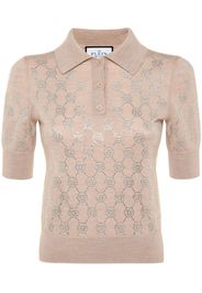 Philipp Plein Top con monogramma - Toni neutri