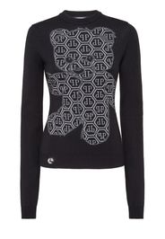 Philipp Plein Maglione con stampa - Nero