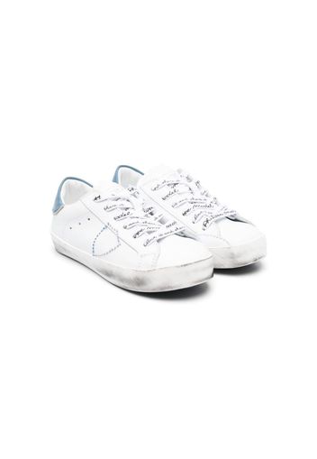Philippe Model Kids lace-up leather sneakers - Bianco