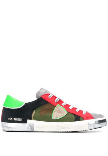 panelled sneakers