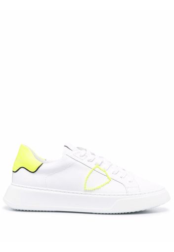 Philippe Model Paris Sneakers Temple Broderie - Bianco