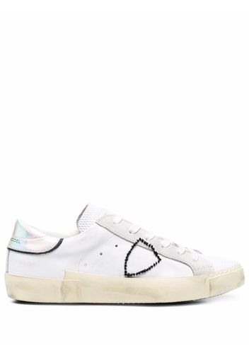 Philippe Model Paris Sneakers Prsx Broderie - Bianco