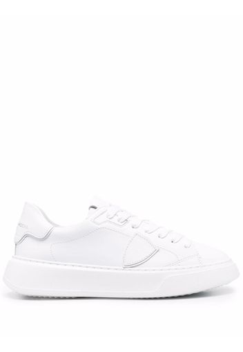 Philippe Model Paris side logo-patch sneakers - Bianco