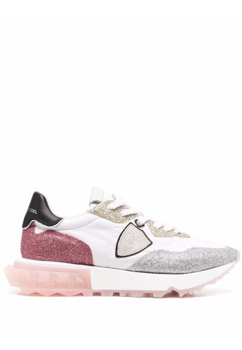 Philippe Model Paris glitter-embellished sneakers - Bianco