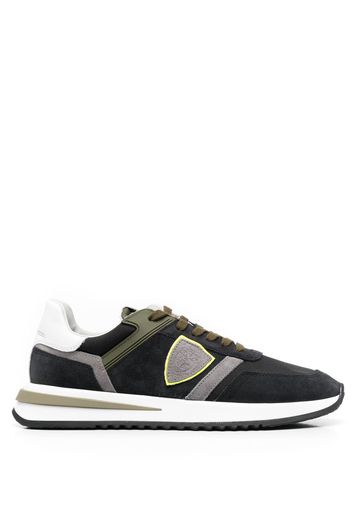 Philippe Model Paris suede panelled sneakers - Nero